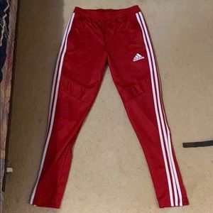 Men Red Adidas Joggers